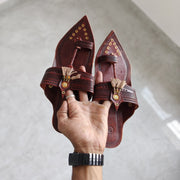 Sankeshwari Kolhapuri Chappal for Men | Traditional Kolhapuri Chappal for Wedding & Ethnic Wear – Mikudi
